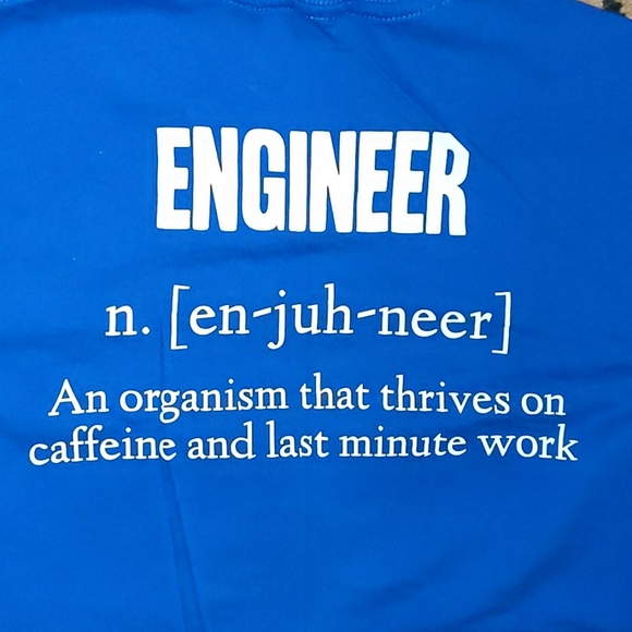 Blue Engineering t-shirt - Picture 5 of 5